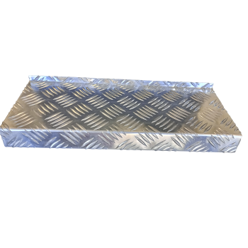 Parapet z blachy aluminiowej ryflowanej 2mm