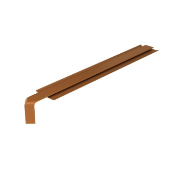 Łącznik kątowy aluminiowy uniwersalny Złoty dąb RAL 8003