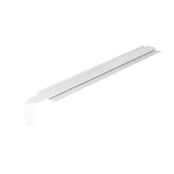 Łącznik kątowy aluminiowy uniwersalny Biały RAL 9016